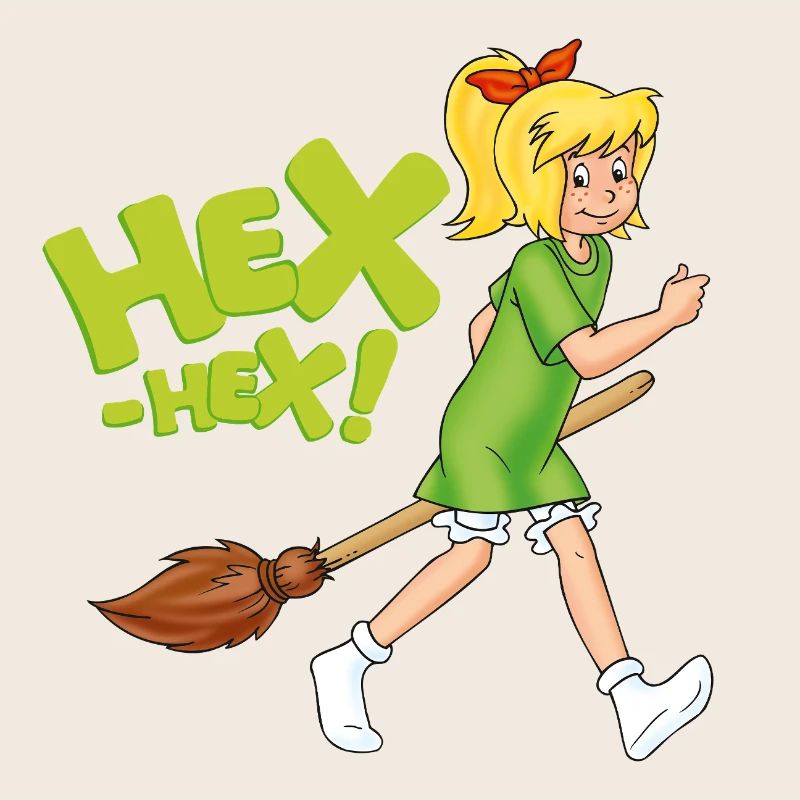 Bibi Blocksberg with mashed potatoes HEX-HEX! Type