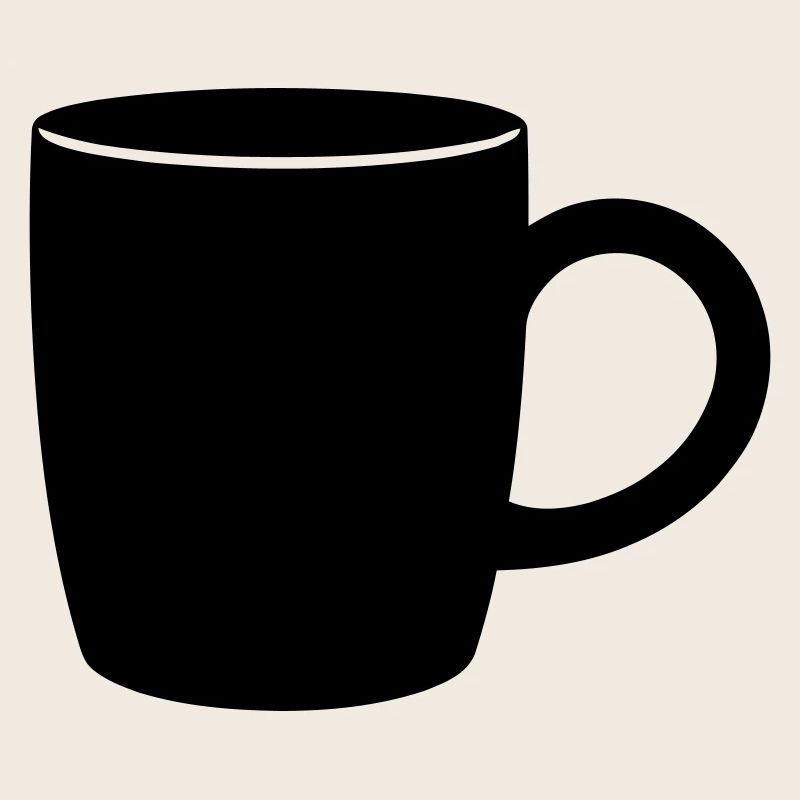 Silhouette de tasse à café classique