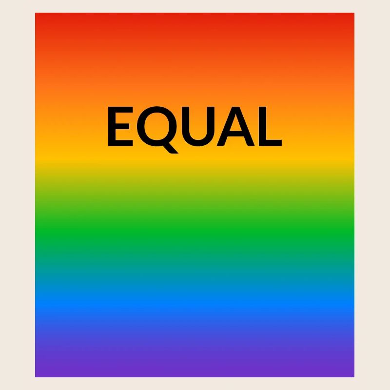 Rainbow Equal LGBT Pride Month