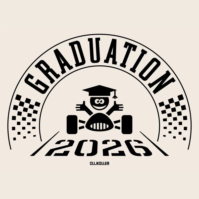 Remise des diplômes 2026 - L’école est terminée - Ligne d’arrivée - B
