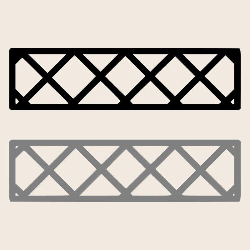 Fence Grid Pattern Frame