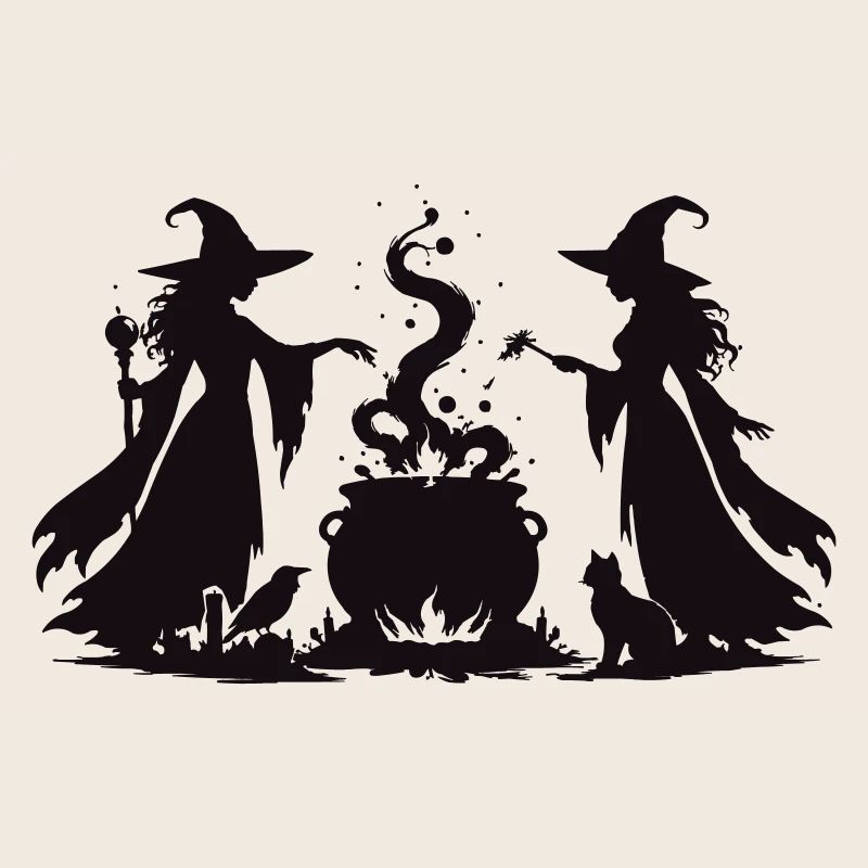 Witch's Cauldron Witch Magic Duo