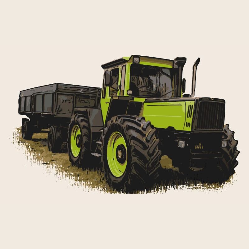 MB trac 1600 turbo mit Anhänger