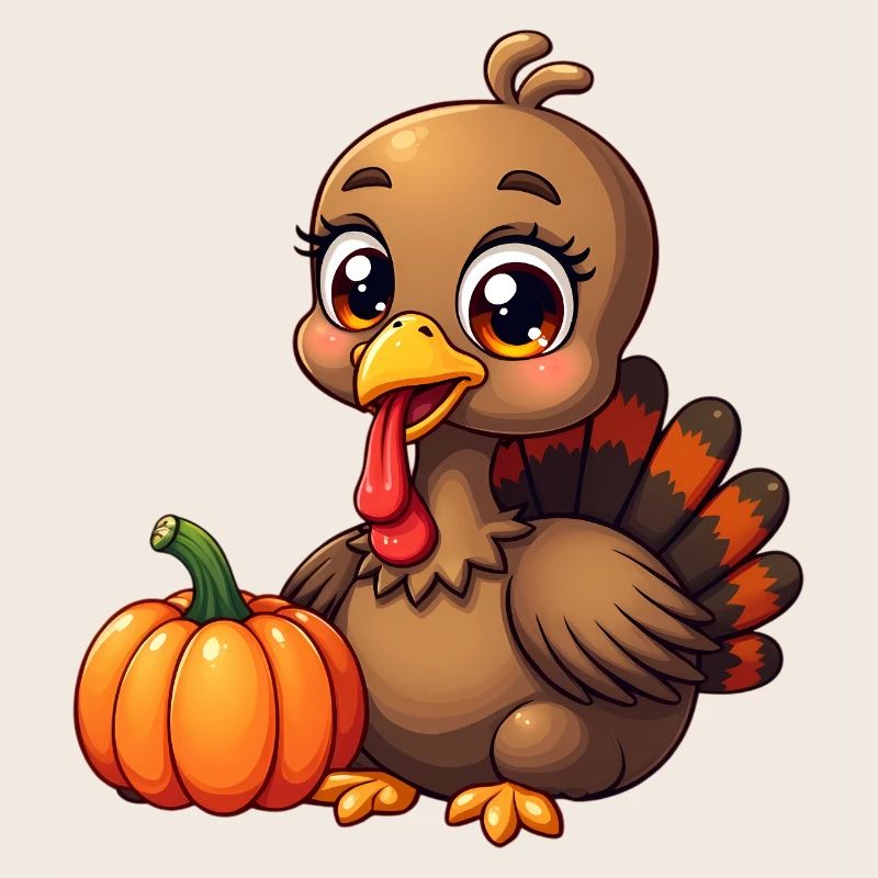 Bébé dinde de Thanksgiving