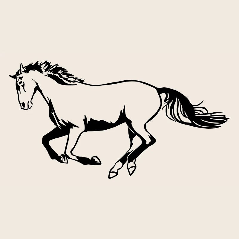 Cheval galopant