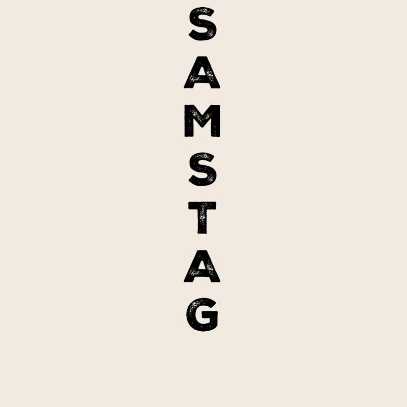 Samstag - schwarz