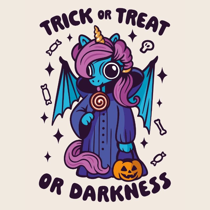 Dark Candy Unicorn - Süßes oder Saures oder Dunkelheit