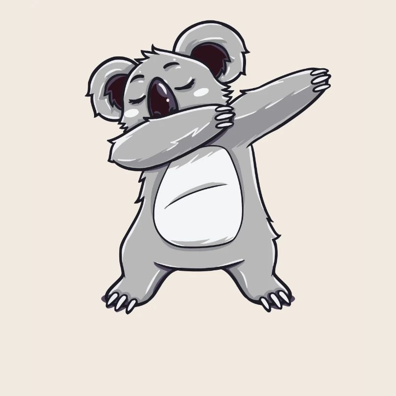 Dabbing dab koala bear dab gift birthday