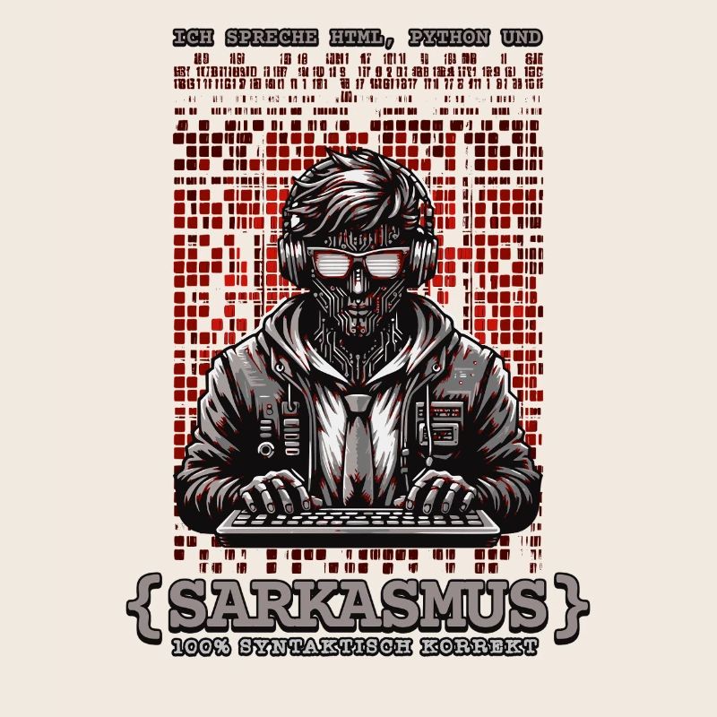 I speak HTML, Python and sarcasm