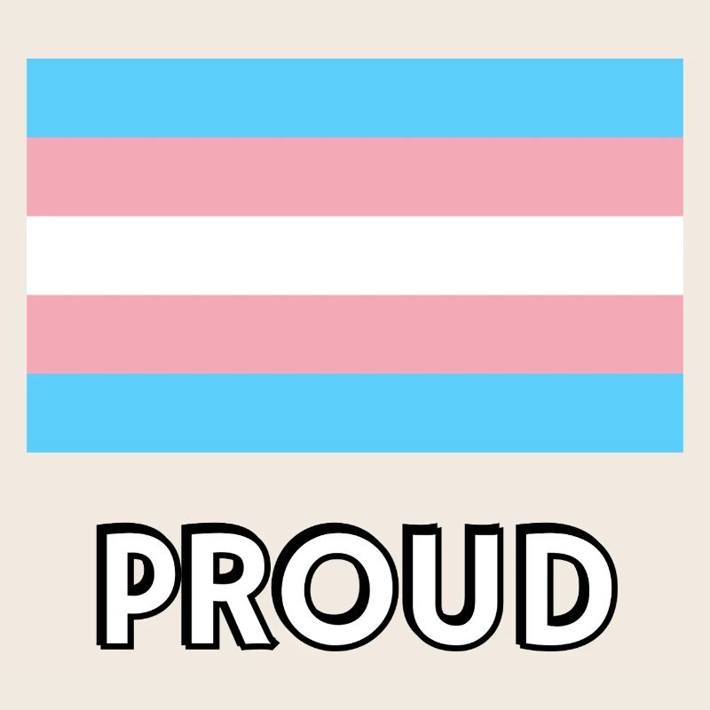 Drapeau trans PROUD