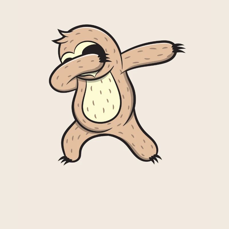 Dabbing Sloth Dab Dance Dancing HipHop Gift