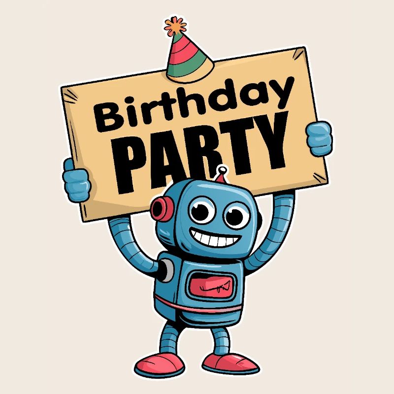 Geburtstagsparty Kindergeburtstag mit Roboter