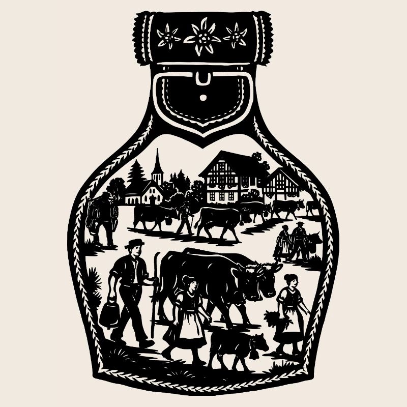 Alpabfahrt_black