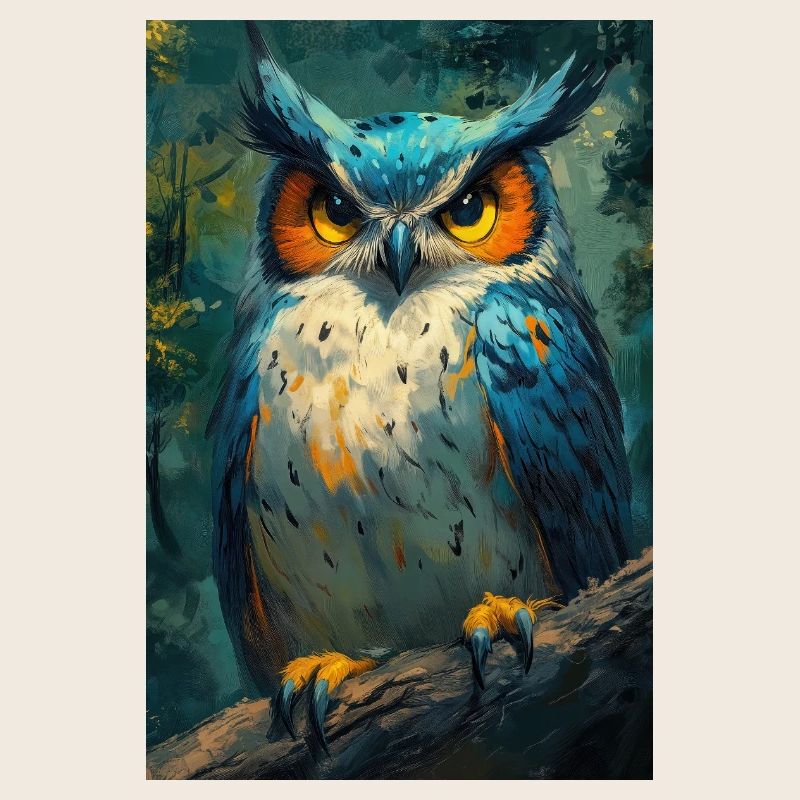 Illustration einer Eule
