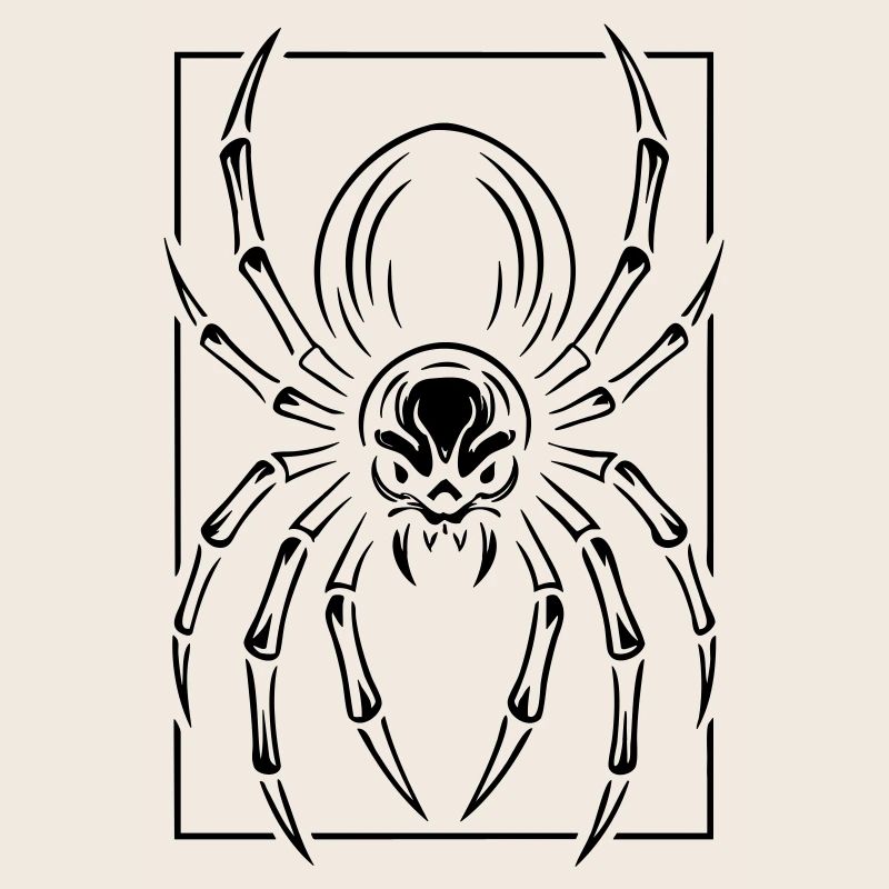 Stilisierte Spinne