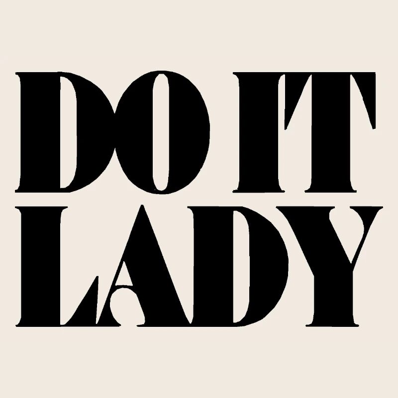 do it lady - schwarz