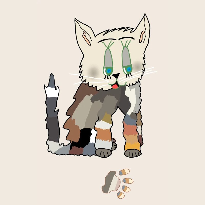 Patchwork Katze Fred Tatze