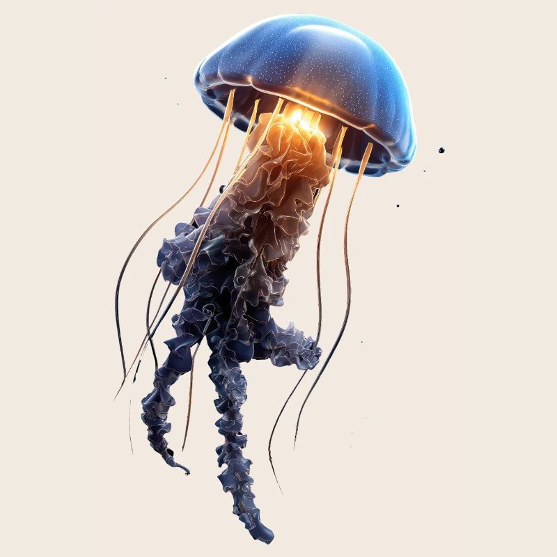Méduse Méduse de feu Méduse Méduse mignonne