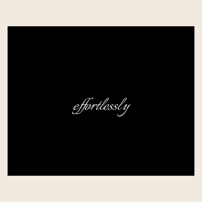 Effortlessly Elegant Script Typography