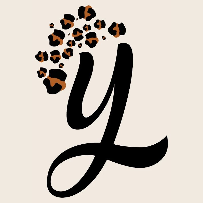 Letter and leopard patterns
