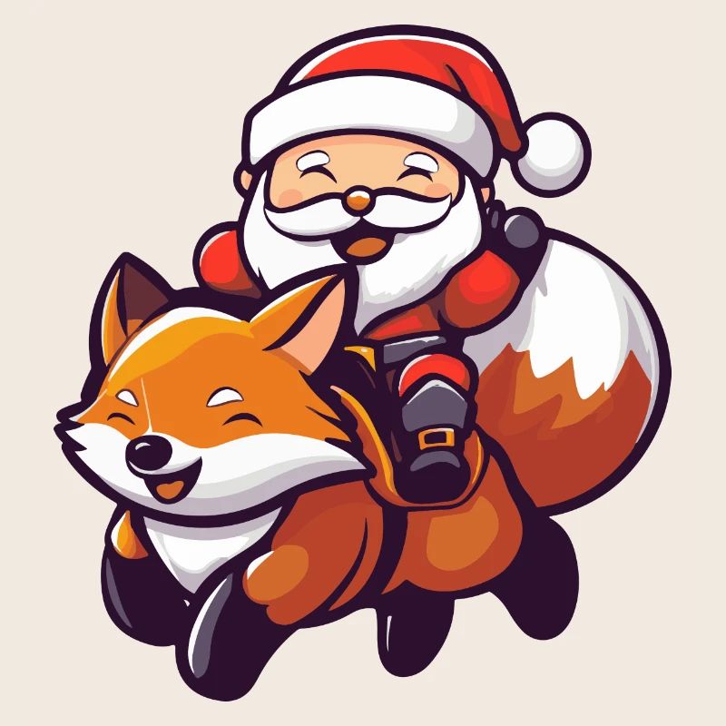 Fuchs Weihnachtsmann