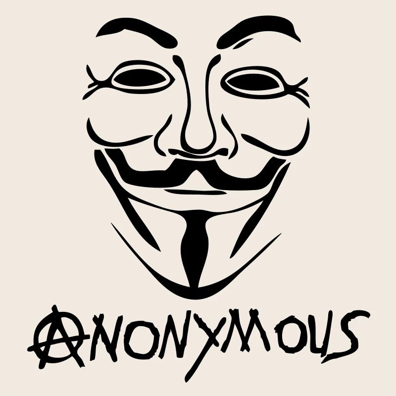 logo anarchy anonymous masque mask
