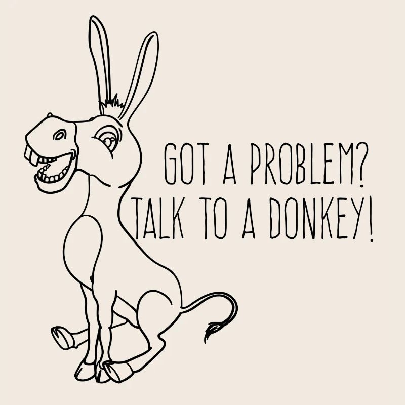 Esel / Bauernhof: Got A Problem? Talk To A Donkey!
