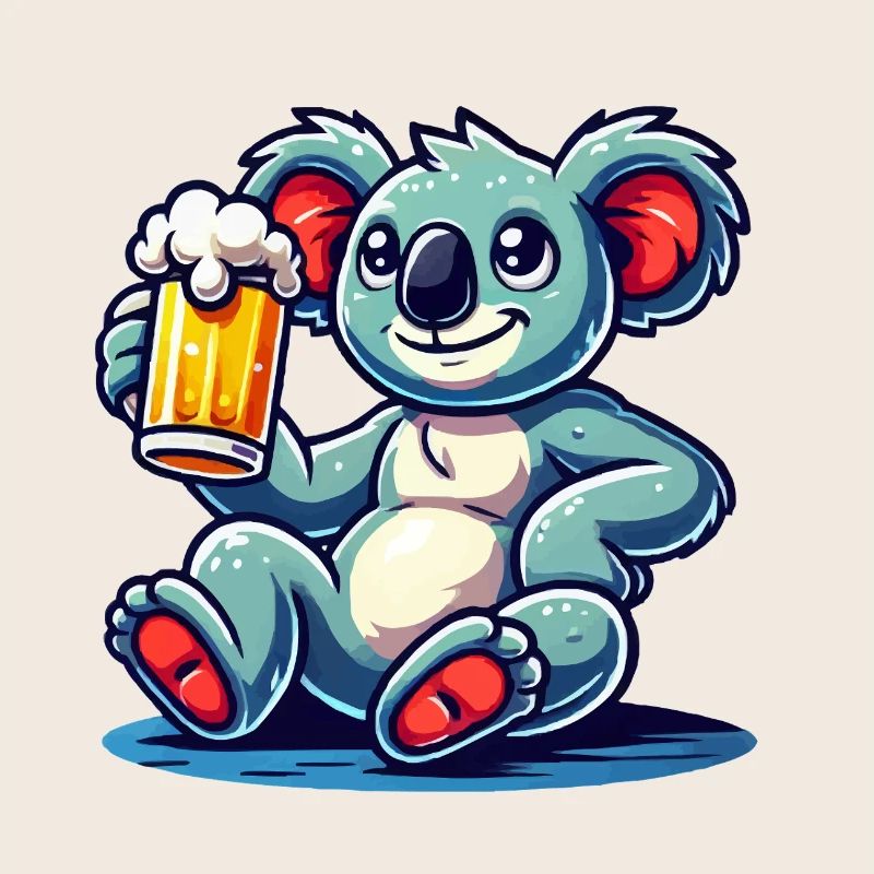 koalabär bier comic