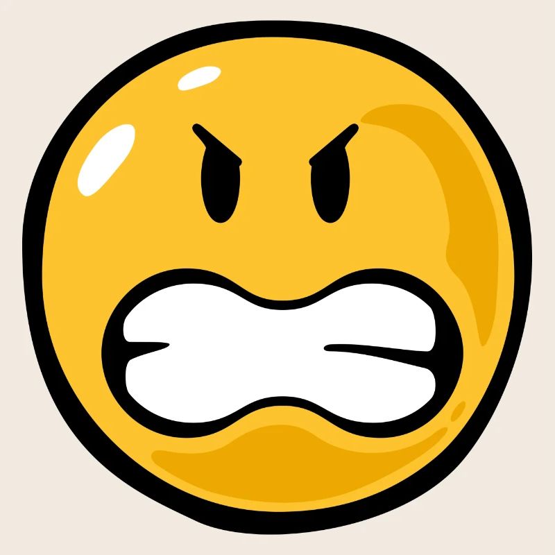 Smiley angry
