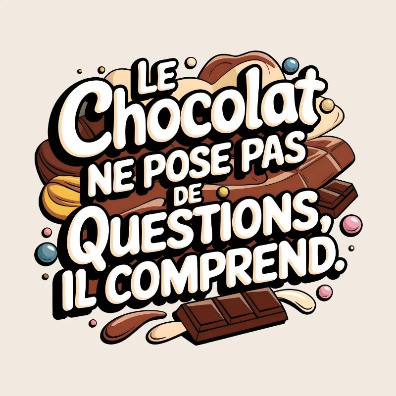 Le chocolat ne pose pas de questions, il comprend