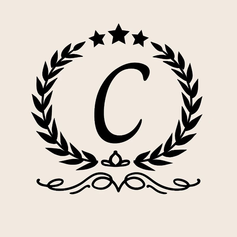 Buchstabe c Krone