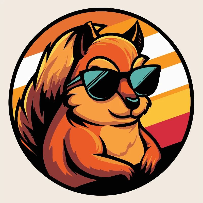 Squirrel Comic Cool