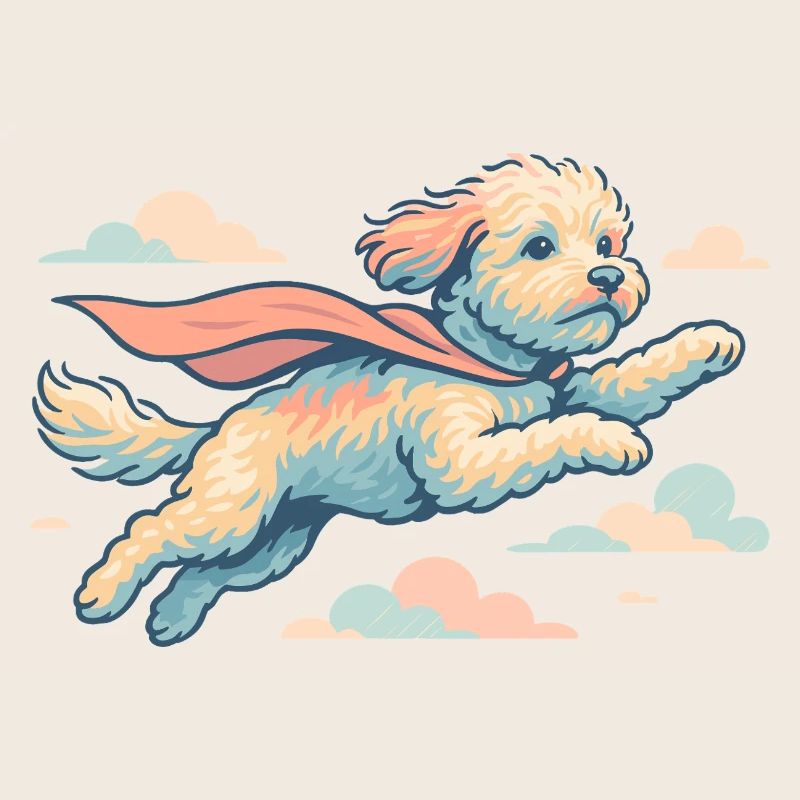 Super Hund Havapoo Cape Umhang Geschenk