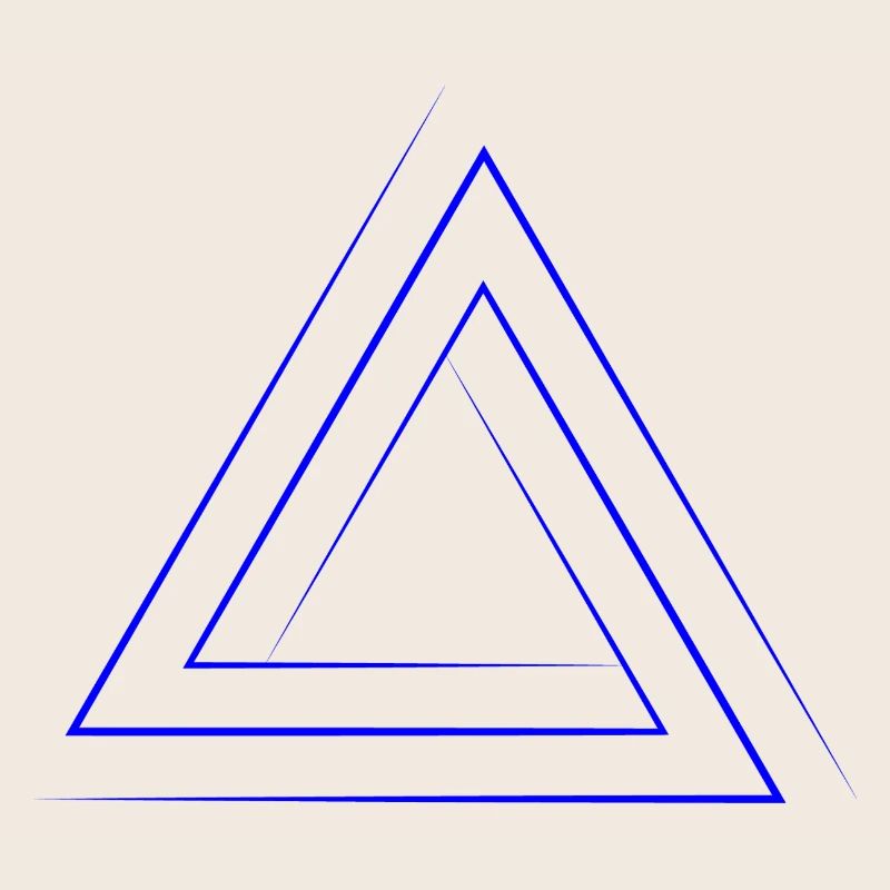 Geometric triangular nesting