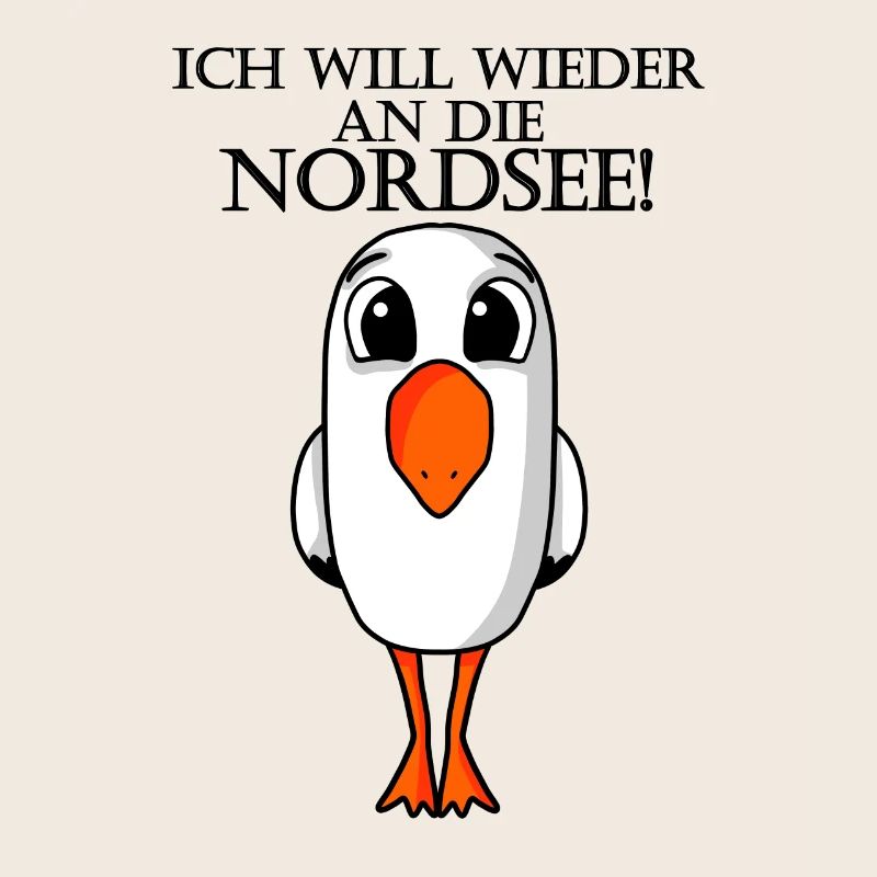 Nordsee Plattdeutsch Spruch Moin Möwe