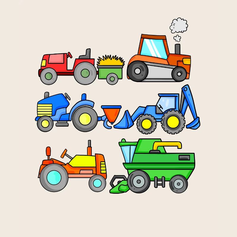 Construction site vehicles