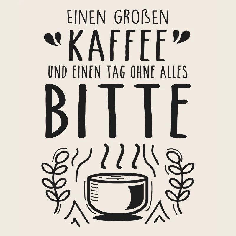 A big coffee and a day without anything please