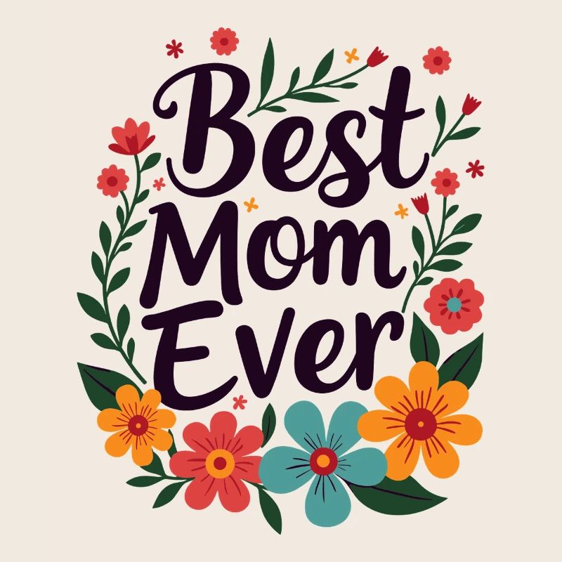 Best Mom Ever Muttertag Blumen