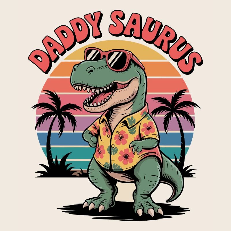 Daddy Saurus Dinosaurier