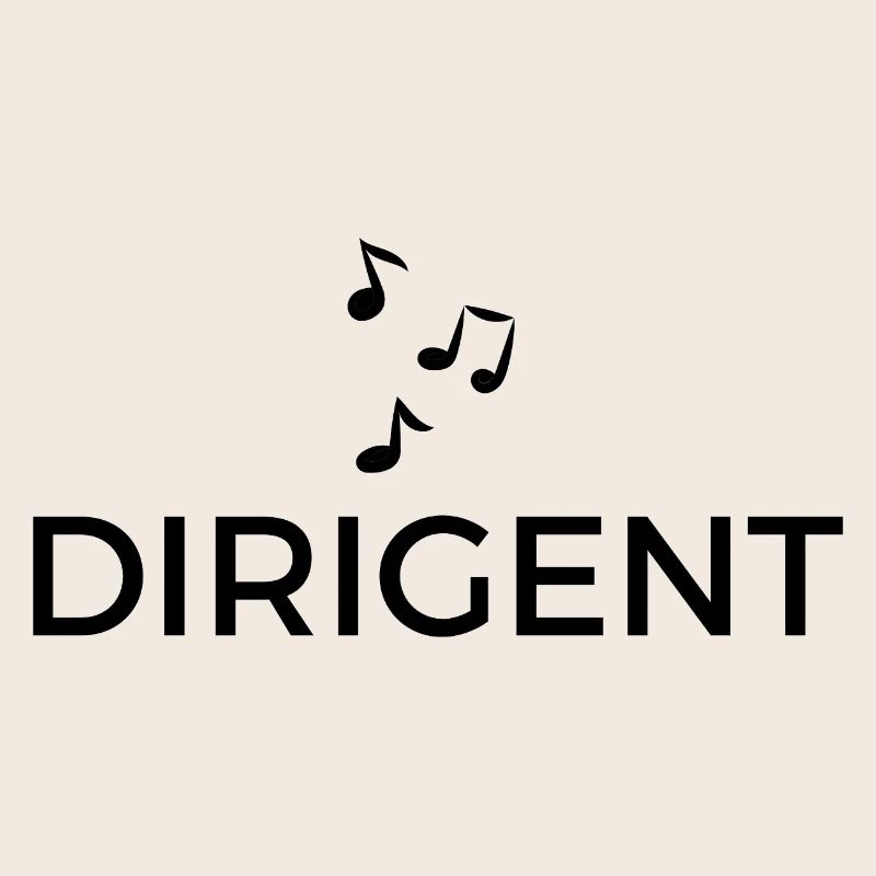 Dirigent mit Noten