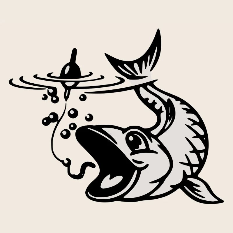 Fisch mit Köder