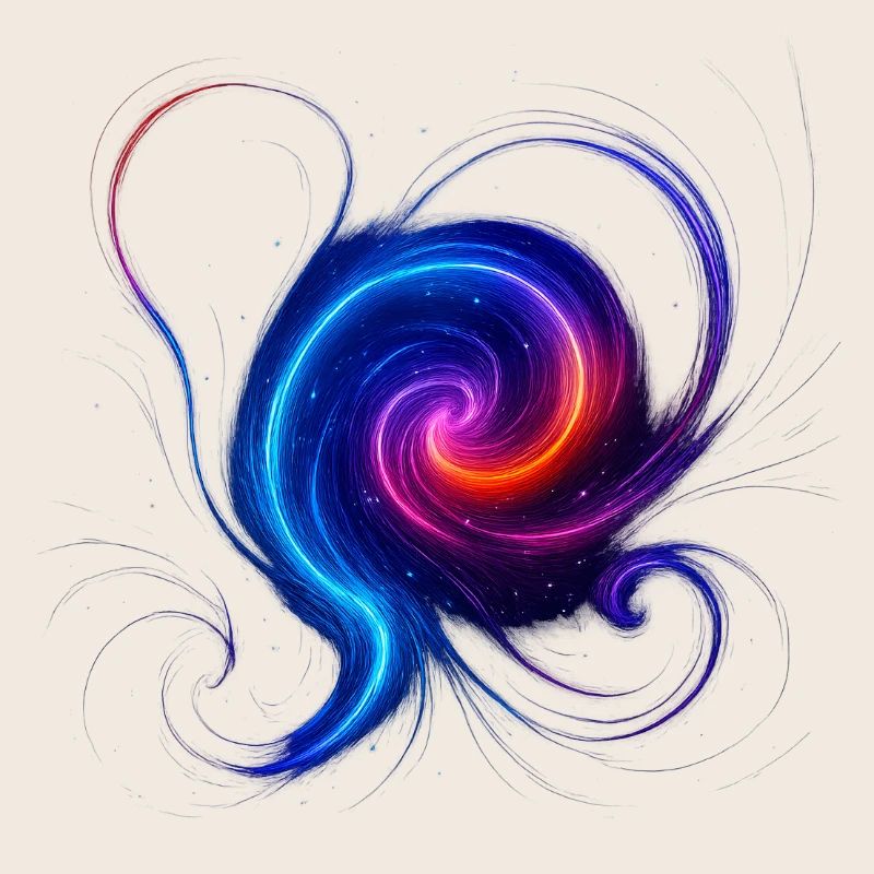Cosmic Flow – eine Sammlung von lebendigen, galaktischen
