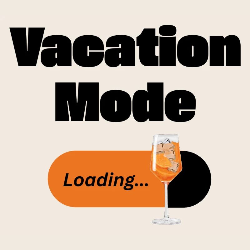 Vacation Mode On – Spritz with Loading Bar (Dark)
