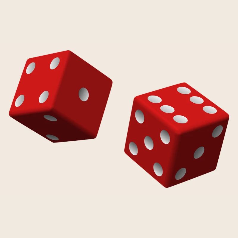 dés rouges