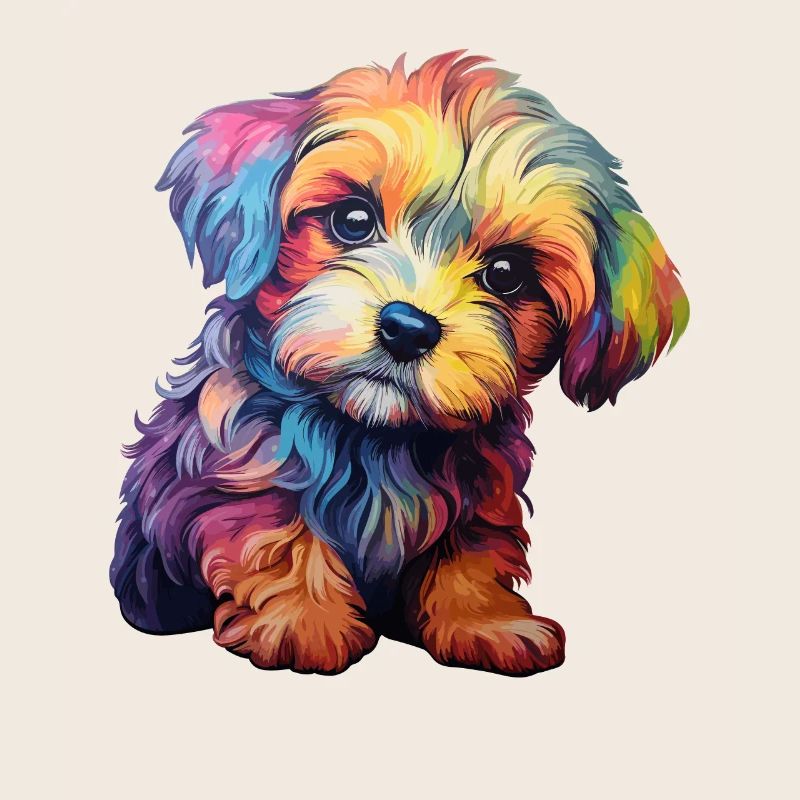 Hündchen-regenbogen