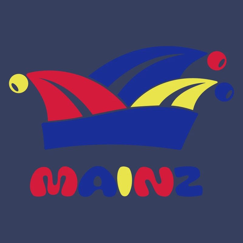 Fasching Narrenkappe Mainz 1, 2 oder 3 Farben