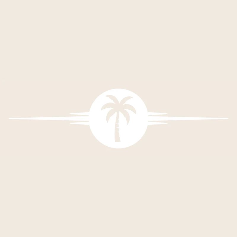 Palm tree line icon