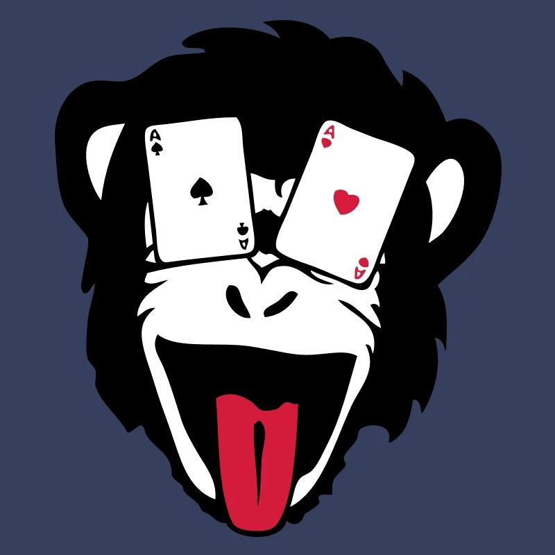 singe gorille monkey tete5 poker
