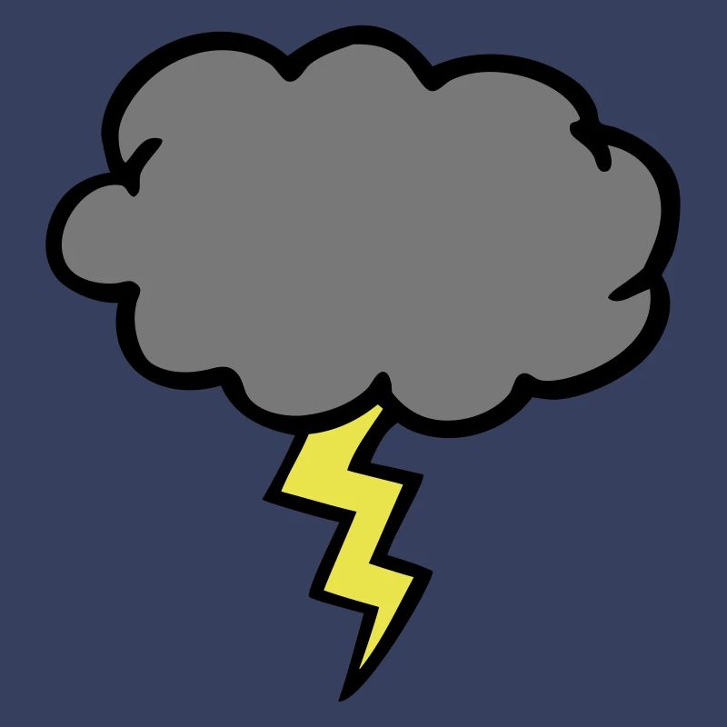 cloud thundercloud lightning thunderbolt