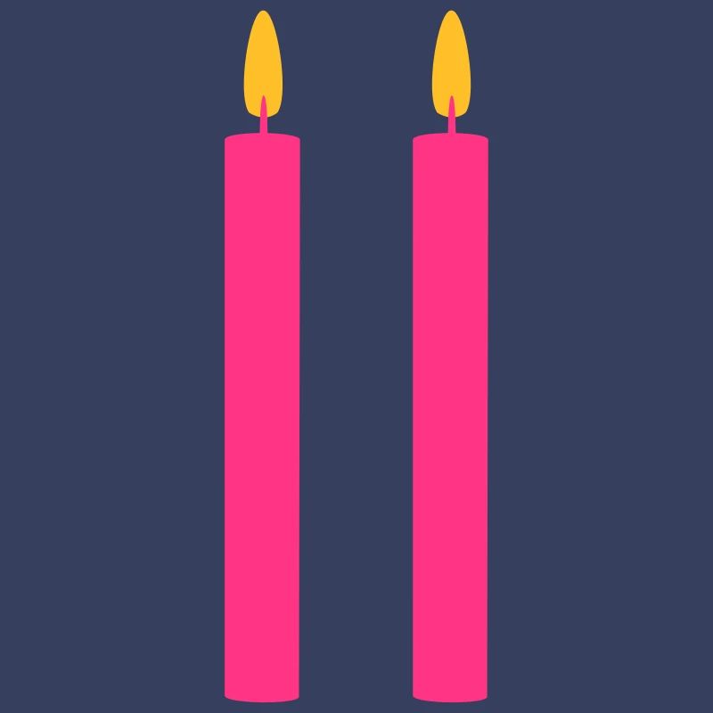 2 Candles / / two / / Second Birthday / / second